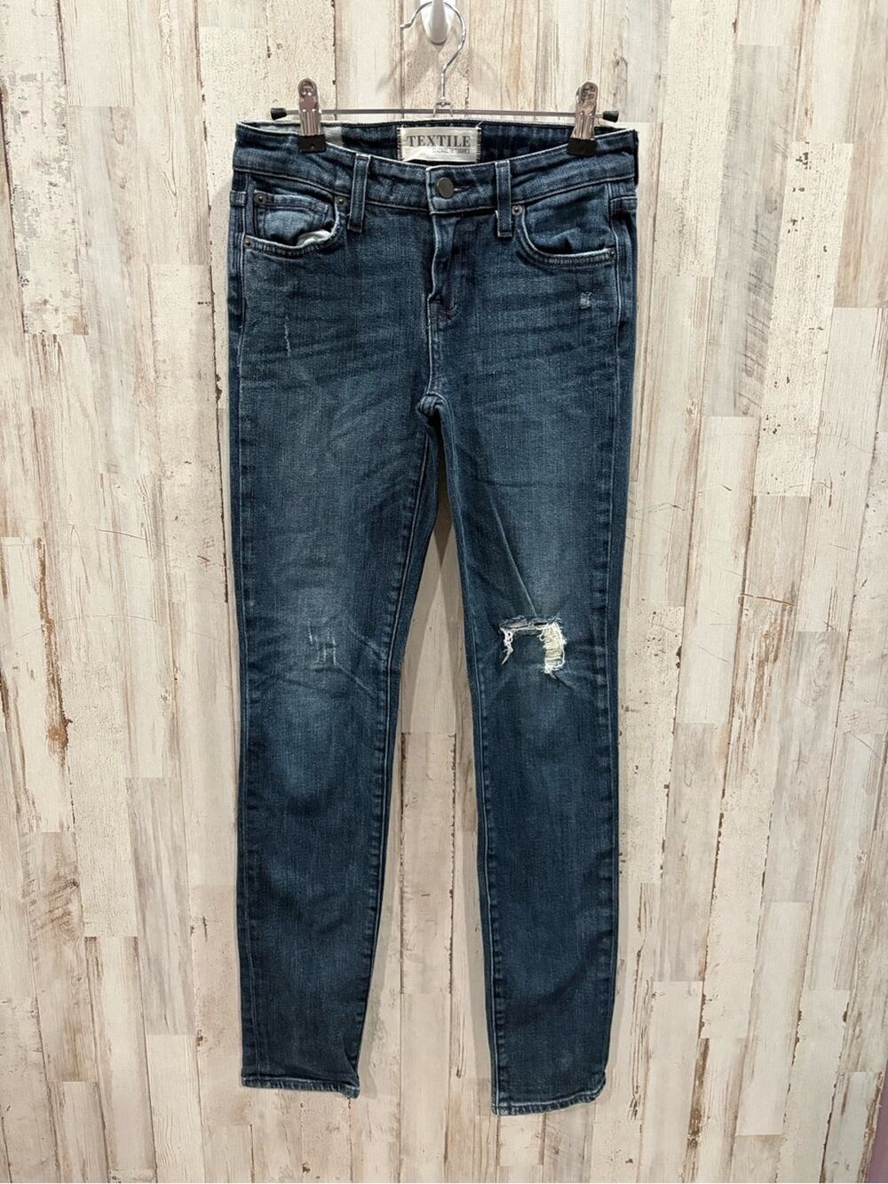 Textile Elizabeth & James Women's Kate Skinny Distressed Medium Wash Jeans Sz 25